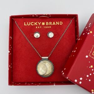 Lucky Brand Necklace & Earring Set